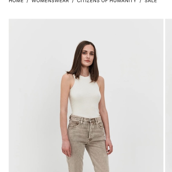 Citizens Of Humanity Beige Jeans - Picture 1 of 7